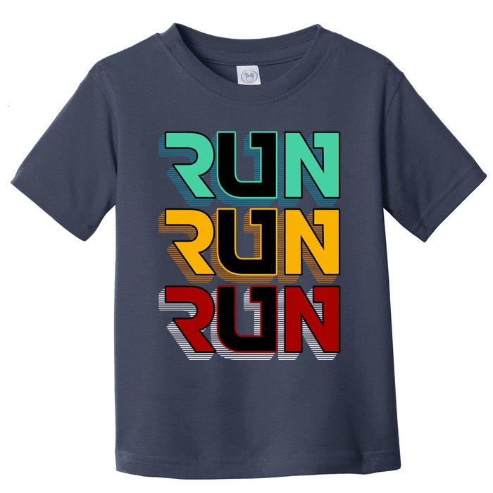 Run Run Run Retro Toddler T-Shirt