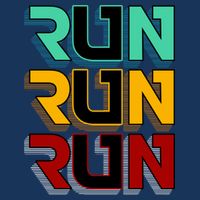 Run Run Run Retro Toddler T-Shirt