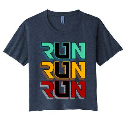 Run Run Run Retro Crop Top