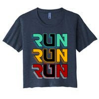 Run Run Run Retro Crop Top