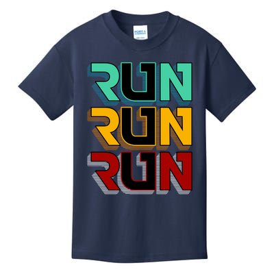 Run Run Run Retro Kids T-Shirt