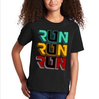 Run Run Run Retro Kids T-Shirt