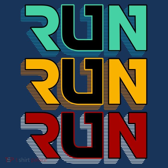 Run Run Run Retro Full Zip Hoodie