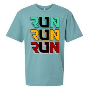 Run Run Run Retro Sueded Cloud Jersey T-Shirt