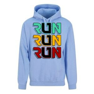 Run Run Run Retro Unisex Surf Hoodie