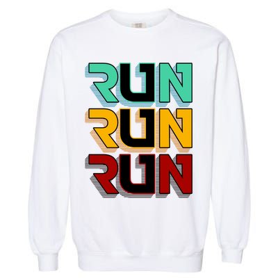 Run Run Run Retro Garment-Dyed Sweatshirt