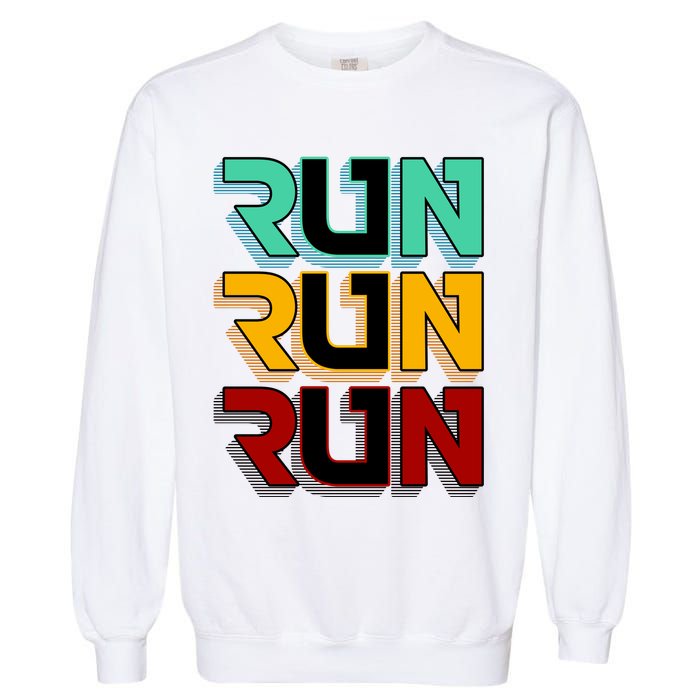 Run Run Run Retro Garment-Dyed Sweatshirt