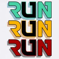 Run Run Run Retro Garment-Dyed Sweatshirt
