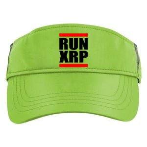 Run XRP Ripple Crypto Currency To the Moon Adult Drive Performance Visor