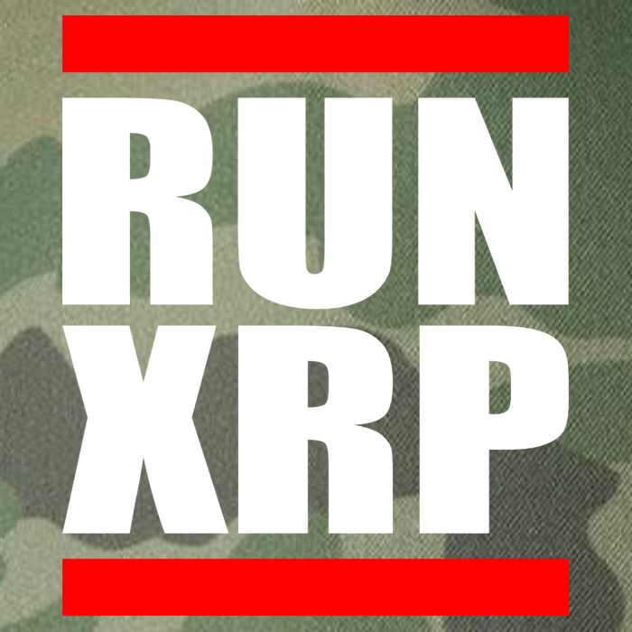 Run XRP Ripple Crypto Currency To the Moon Legacy Tie Dye Trucker Hat