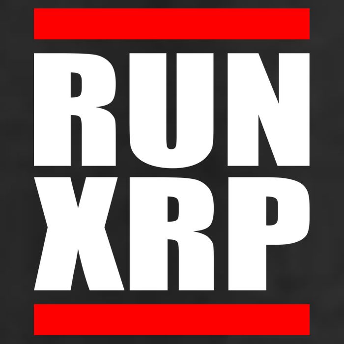 Run XRP Ripple Crypto Currency To the Moon Cool Comfort Performance Bucket Hat