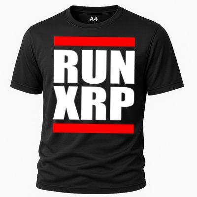 Run XRP Ripple Crypto Currency To the Moon Performance Shirt