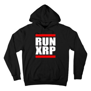 Run XRP Ripple Crypto Currency To the Moon Hoodie