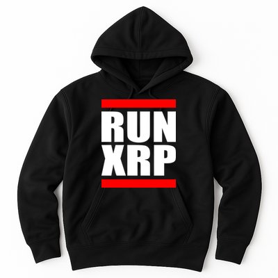 Run XRP Ripple Crypto Currency To the Moon Hoodie