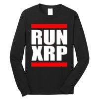 Run XRP Ripple Crypto Currency To the Moon Long Sleeve Shirt