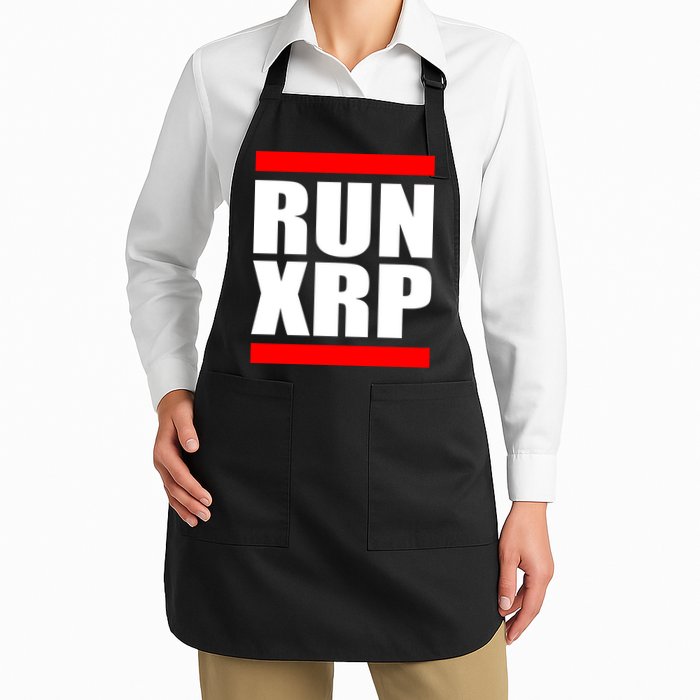 Run XRP Ripple Crypto Currency To the Moon Apron