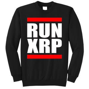 Run XRP Ripple Crypto Currency To the Moon Sweatshirt