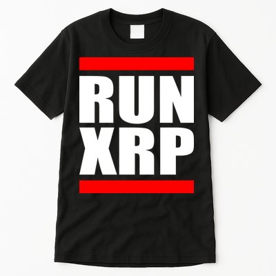 Run XRP Ripple Crypto Currency To the Moon Tall T-Shirt