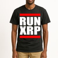 Run XRP Ripple Crypto Currency To the Moon Tall T-Shirt