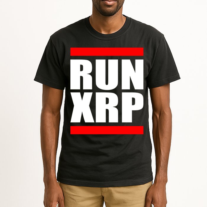 Run XRP Ripple Crypto Currency To the Moon Tall T-Shirt