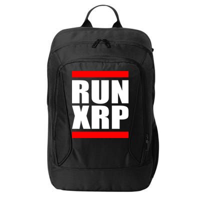 Run XRP Ripple Crypto Currency To the Moon City Backpack