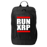 Run XRP Ripple Crypto Currency To the Moon City Backpack