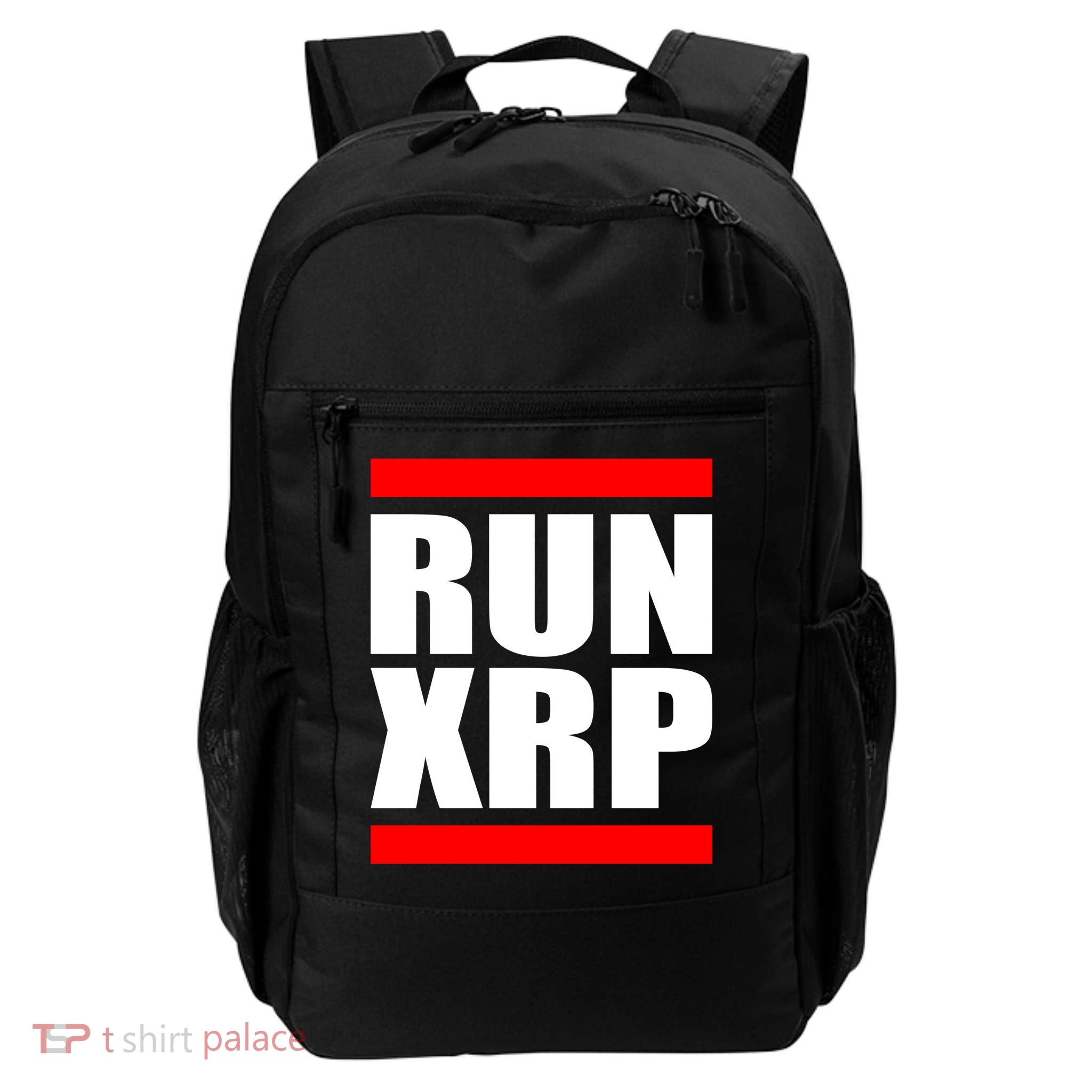Run XRP Ripple Crypto Currency To the Moon Daily Commute Backpack