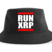 Run XRP Ripple Crypto Currency To the Moon Sustainable Bucket Hat