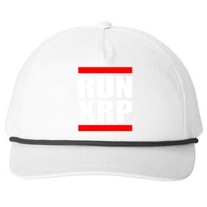 Run XRP Ripple Crypto Currency To the Moon Snapback Five-Panel Rope Hat