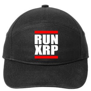 Run XRP Ripple Crypto Currency To the Moon 7-Panel Snapback Hat