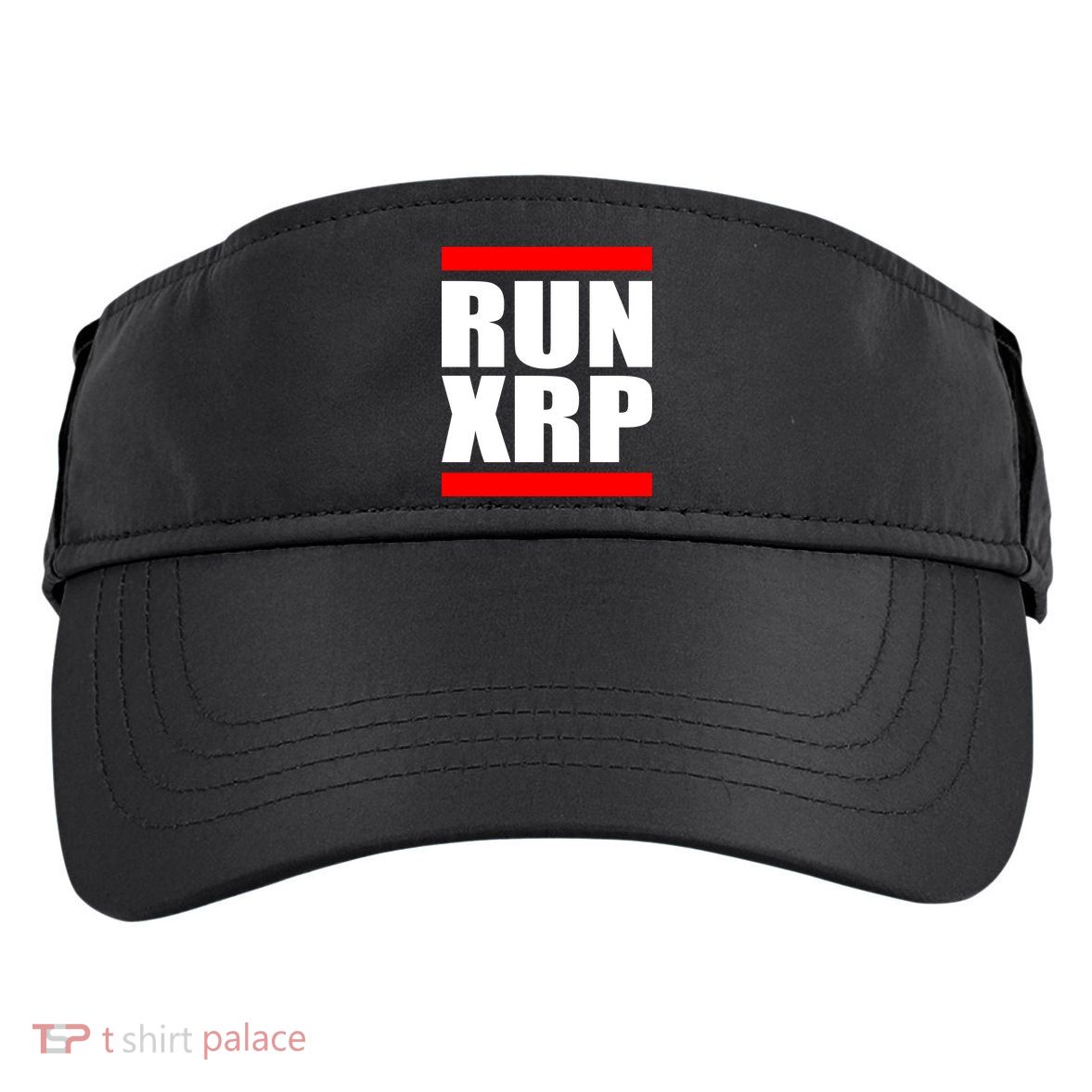 Run XRP Ripple Crypto Currency To the Moon Adult Drive Performance Visor