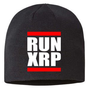 Run XRP Ripple Crypto Currency To the Moon Sustainable Beanie