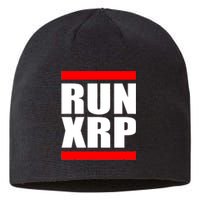 Run XRP Ripple Crypto Currency To the Moon Sustainable Beanie