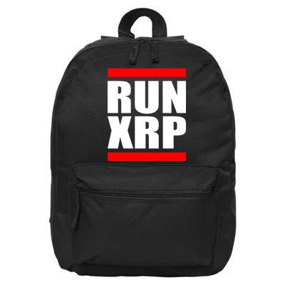 Run XRP Ripple Crypto Currency To the Moon 16 in Basic Backpack