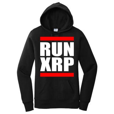 Run XRP Ripple Crypto Currency To the Moon Women's Pullover Hoodie
