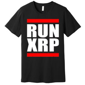 Run XRP Ripple Crypto Currency To the Moon Premium T-Shirt