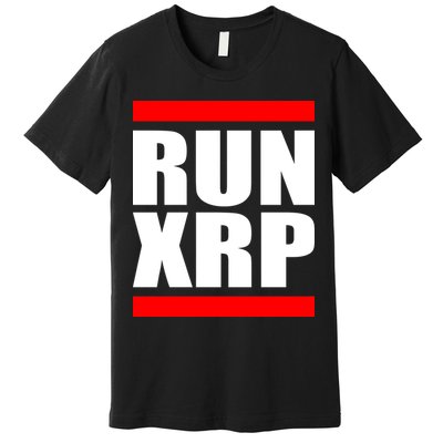 Run XRP Ripple Crypto Currency To the Moon Premium T-Shirt