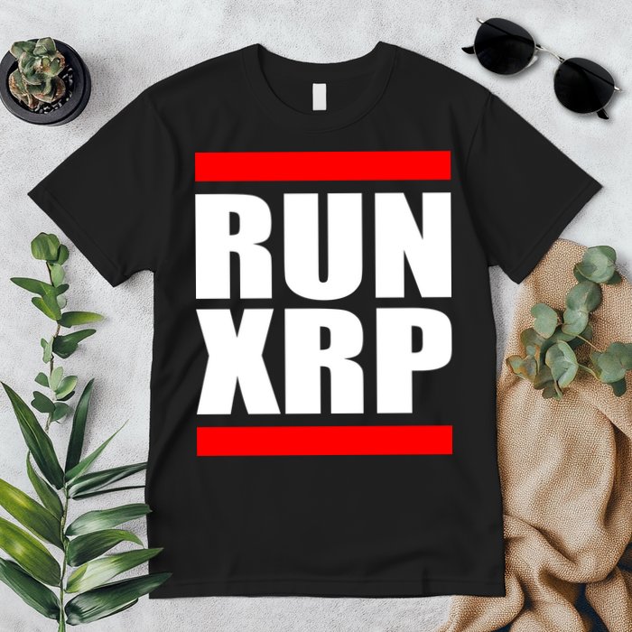 Run XRP Ripple Crypto Currency To the Moon Premium T-Shirt