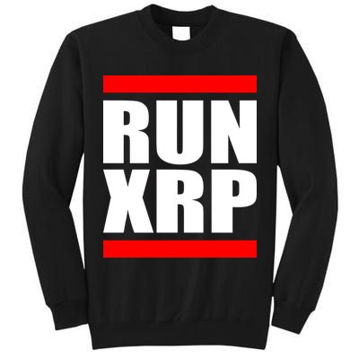 Run XRP Ripple Crypto Currency To the Moon Tall Sweatshirt
