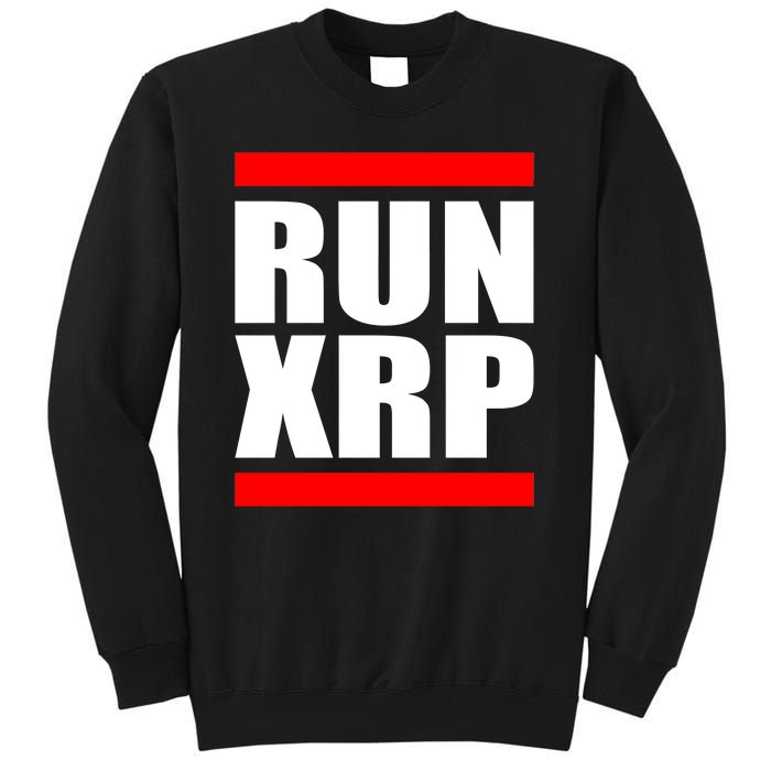 Run XRP Ripple Crypto Currency To the Moon Tall Sweatshirt