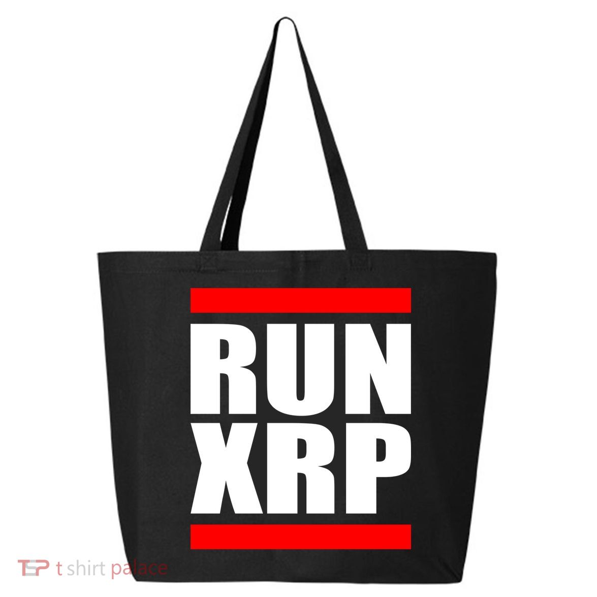 Run XRP Ripple Crypto Currency To the Moon 25L Jumbo Tote