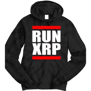 Run XRP Ripple Crypto Currency To the Moon Tie Dye Hoodie