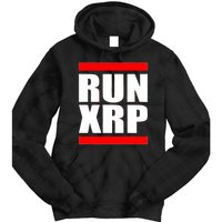 Run XRP Ripple Crypto Currency To the Moon Tie Dye Hoodie