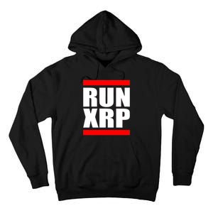 Run XRP Ripple Crypto Currency To the Moon Tall Hoodie