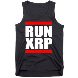 Run XRP Ripple Crypto Currency To the Moon Tank Top