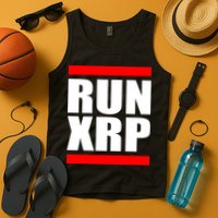 Run XRP Ripple Crypto Currency To the Moon Tank Top