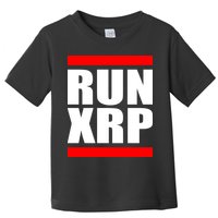 Run XRP Ripple Crypto Currency To the Moon Toddler T-Shirt