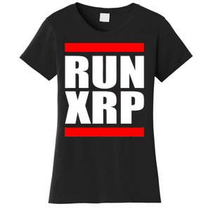 Run XRP Ripple Crypto Currency To the Moon Women's T-Shirt