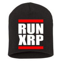 Run XRP Ripple Crypto Currency To the Moon Short Acrylic Beanie