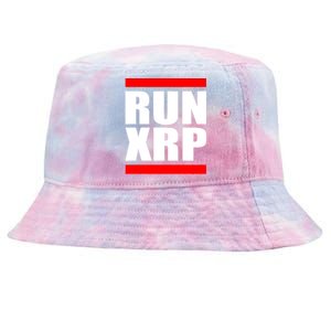 Run XRP Ripple Crypto Currency To the Moon Tie-Dyed Bucket Hat